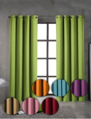 Vorhang 1 Stück, lichtundurchlässig, lila