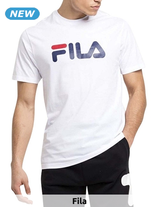 FILA T-Shirt «Bellano», unisex, weiss