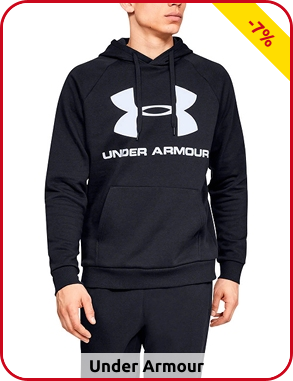 Under Armour Hoodie für IHN, schwarz