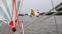 185 Kilometer flussabwärts: Eine H-Jolle gewinnt 185 Kilometer flussabwärts: Eine H-Jolle gewinnt
