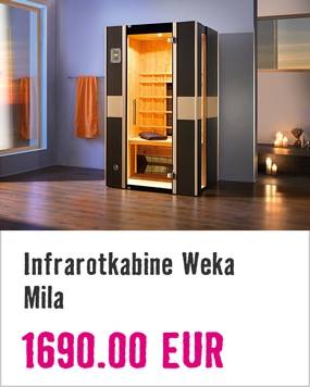 Infrarotkabine Weka Mila 1