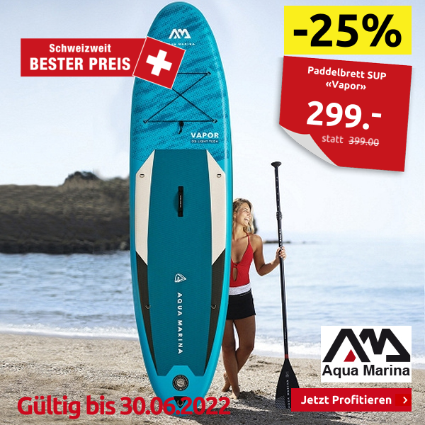 Paddelbrett SUP «Vapor», 315 cm, blau