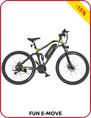 Elektrovelo Crossover «CD15», FUN E-MOVE, 21 Gänge