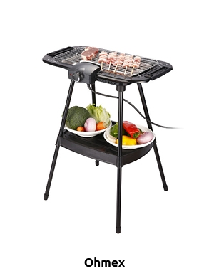 Elektrogrill Ohmex mit Plancha