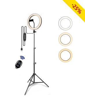 Selfie Light, Halterung & Stativ