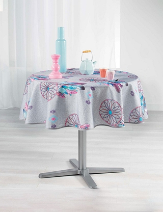 Tischdecke «Dream», Ø 180 cm, weiss