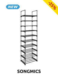 SONGMICS Schuhregal «Stat», 10 Ebenen