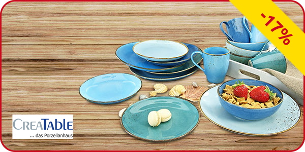 Kombiservice «Aqua», 16-teilig