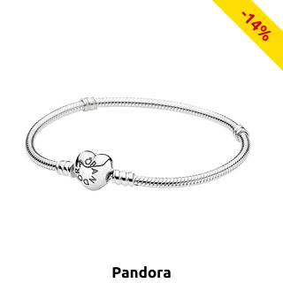Pandora Damen-Armband mit herzförmigem Verschluss
