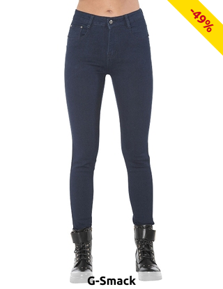 G-Smack Damenjeans Push-up, blau