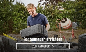 Ratgeber Gartenmauer errichten