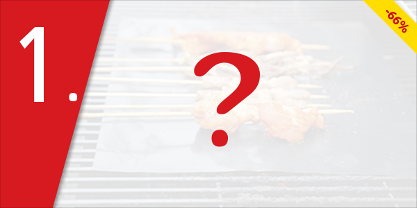 Grillteppich «Grill Mat», 5 Stück