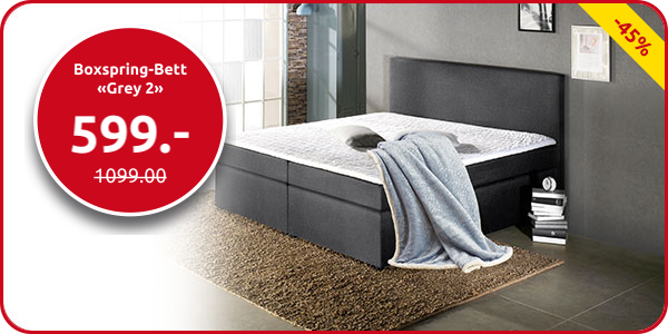 Boxspring-Bett «Grey 2»