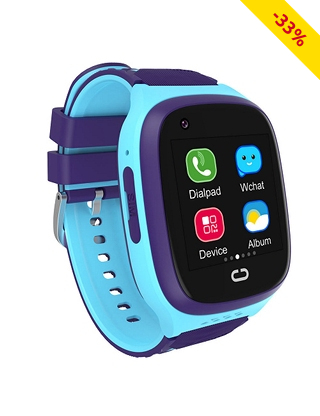 Smartwatch für Kinder, mit Ortungsfunktion, blau