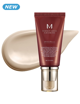 MISSHA BB Cream «Perfect Cover», SPF 42 PA +++, #21 light beige