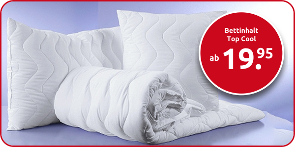 Bettinhalt Top Cool, mit thermoregulierendem Effekt