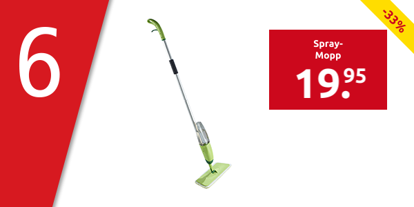 Spray-Mopp mit integrierter Sprühfunktion
