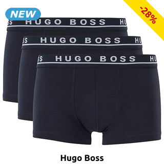 HUGO BOSS Boxer, 3er-Pack, navy