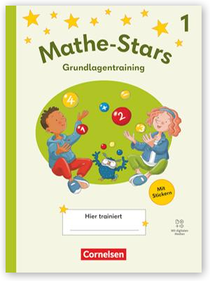 Mathe-Stars Grundlagentraining Ausgabe 2025, 1. Schuljahr