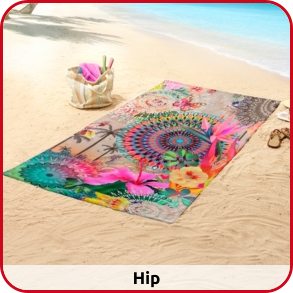 Strandtuch «Maelly», 100 x 180 cm