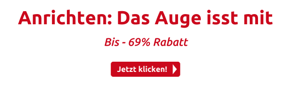 Anrichten: Das Auge isst mit