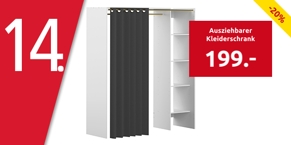 Ausziehbarer Kleiderschrank «Dressing 1»