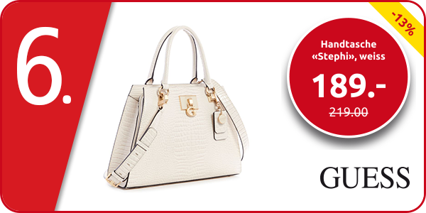 Guess Handtasche «Stephi», weiss