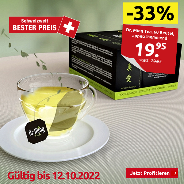 Dr. Ming Tea, 60 Beutel, appetithemmend