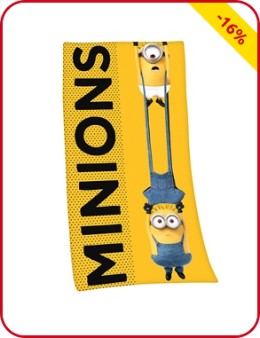 Strandtuch «Minions», 75 x 150 cm