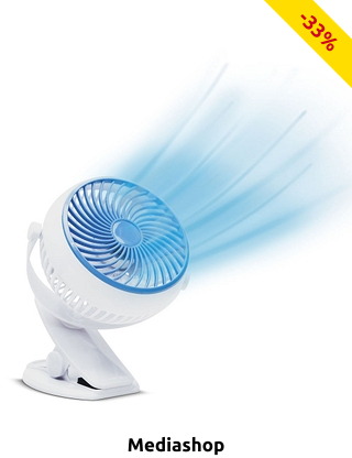 Ventilator «Go Fan», L 15 x B 19 x H 10 cm