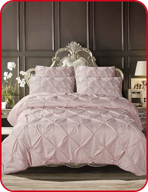 Duvetanzug «Sara», 160 x 210 cm, rosa