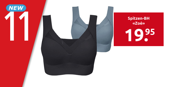 Spitzen-BH «Zoé», schwarz