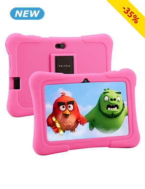 Kinder-Tablet «Pritom K7», Android 10, rosa, 16 Go, RAM 1 Go