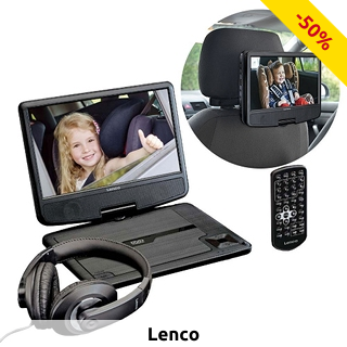 Lenco Tragbarer DVD-Spieler, 9"