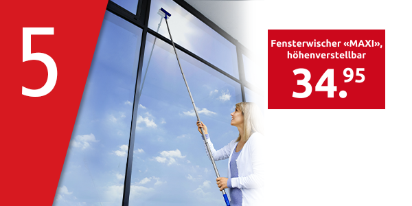 Fensterwischer «MAXI», höhenverstellbar
