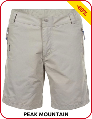 Peak Mountain Herren-Shorts, beige
