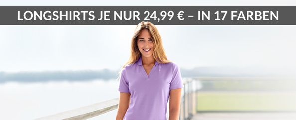 Longshirts im Angebot