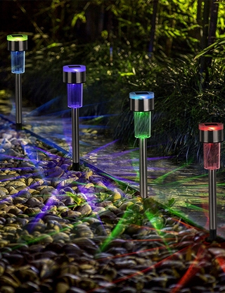 Gartenlampen LED Color Light, 12 Stück