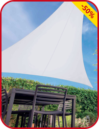 Dreieck-Sonnensegel 3,6 m