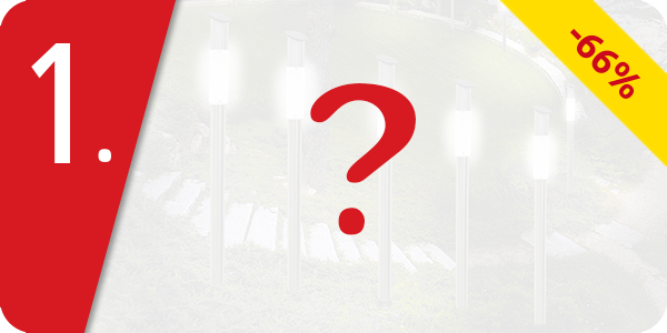 4 Solarlampen-Sticks