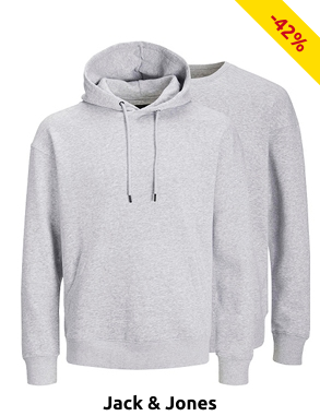 JACK & JONES Ensemble Sweat & Pullover, 2er-Pack, grau