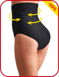 Figurformender Bikini-Hipster, hoch sitzend