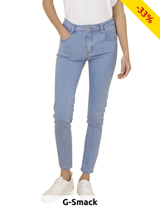 G-Smack Jeans denim, Push-up, blau verwaschen