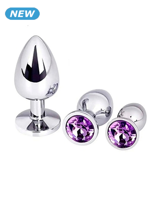 Set Analplug «Ruby», 3 Stück