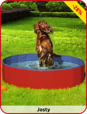 Josty Hundepool, krallenfest, Ø 80 x 20 cm