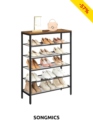 Songmics Schuhregal «Mia 15», H 107 cm