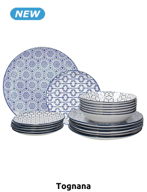 Tognana Kombiservice «Down Town», 18-teilig für 6 Personen