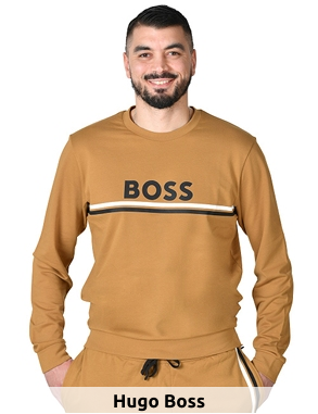HUGO BOSS, Sweatshirt, beige
