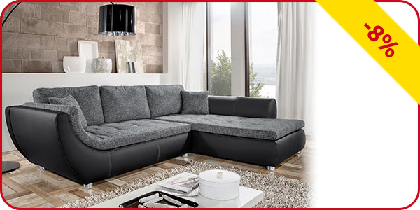 Sofa «Curve», schwarz