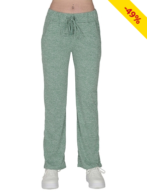 Ausgestellte, cosy Hose, grün